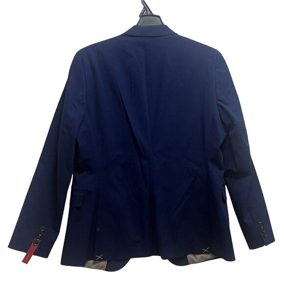 JF  Ferrar Men Suit Slim Navy Blue 360 4-Way  Stretch Winkle Resistan L 42/44 - Picture 6 of 9